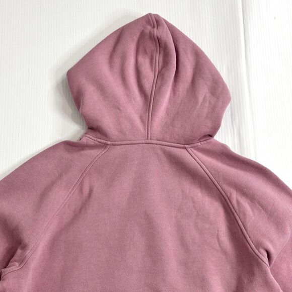 Lululemon Scuba Oversized Funnel Neck Side-Slit Hoodie M/L Athleisure Cozy Mauve - Picture 15 of 16